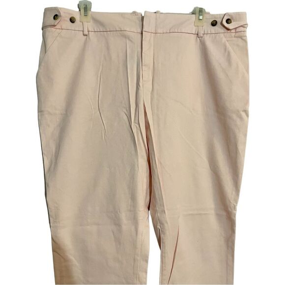 Ava & Viv Women’s Plus Size Boyfriend Chino Pants, Blush, 20W - Picture 2 of 3